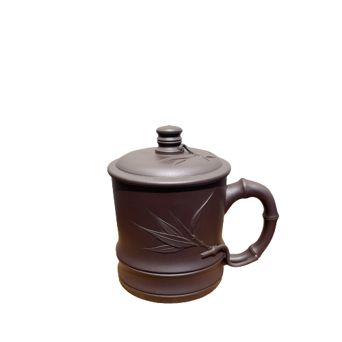 Bamboo Joint Teacup Yixing Teapot Purple Clay 紫泥竹节紫砂杯 - TeaOverflow
